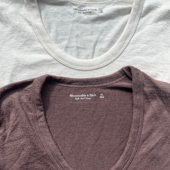 Abercrombie & Fitch BNWOT Soft A&F Cozy Bodysuit Bundle, Size XS - Picture 1 of 5